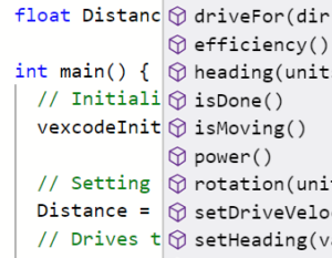 vexcode – VEX 机器人